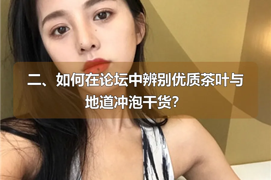 二、如何在论坛中辨别优质茶叶与地道冲泡干货？